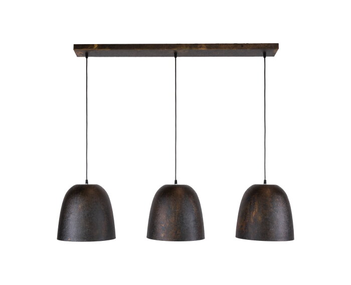 Hanglamp Nova 3L - Smoked brown