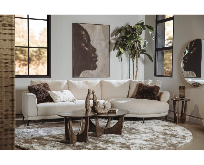 Prescot 2 5-AR + Chaise L - Sahara 120 beige