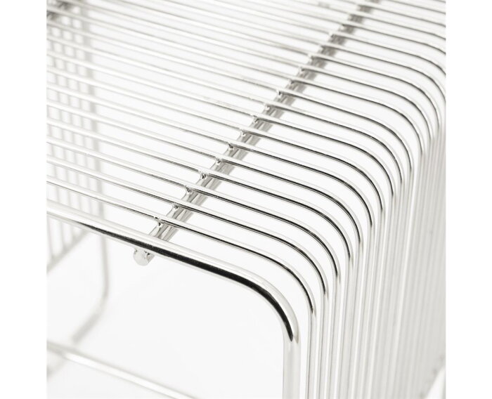 Stool WireWorks - silver | BY-BOO
