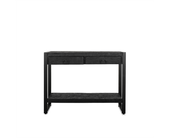 Sidetable Britt 120 cm Mangohout - Zwart