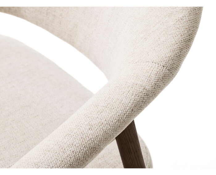 Eetkamerstoel Elk eiken bruin - Beige
