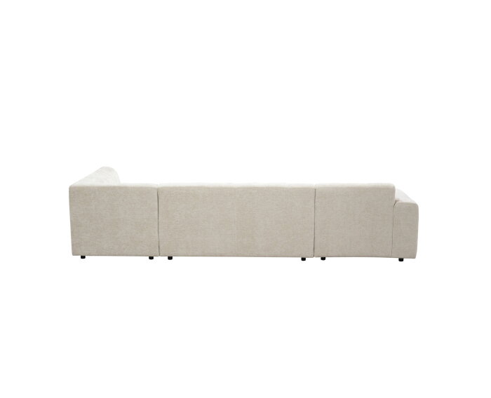 MySofa Ruby U-bank Beige Lounge L + 2,5 + Ottomane R