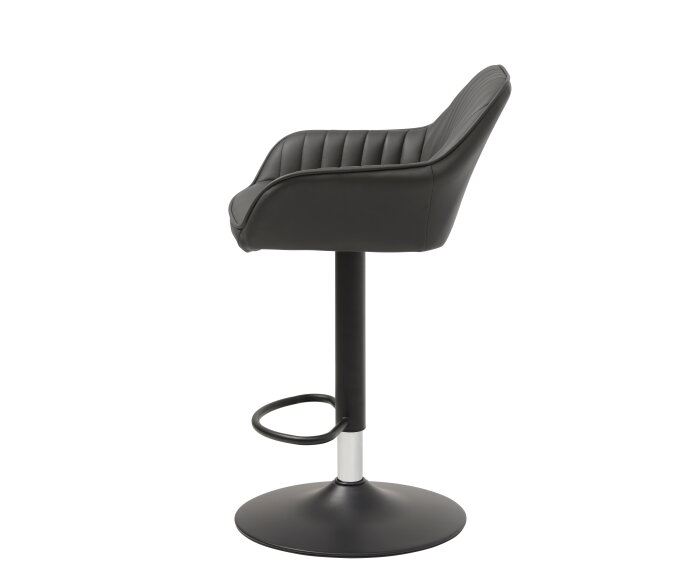Barstoel Brooks pu verstelbaar - Donkergrijs