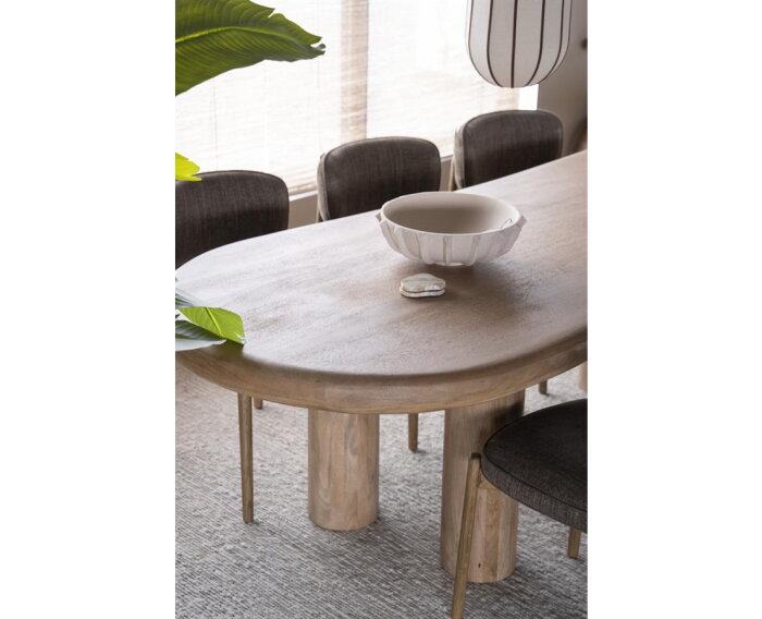 Eleonora Nigel Eettafel organisch mangohout 300x120 cm - bruin
