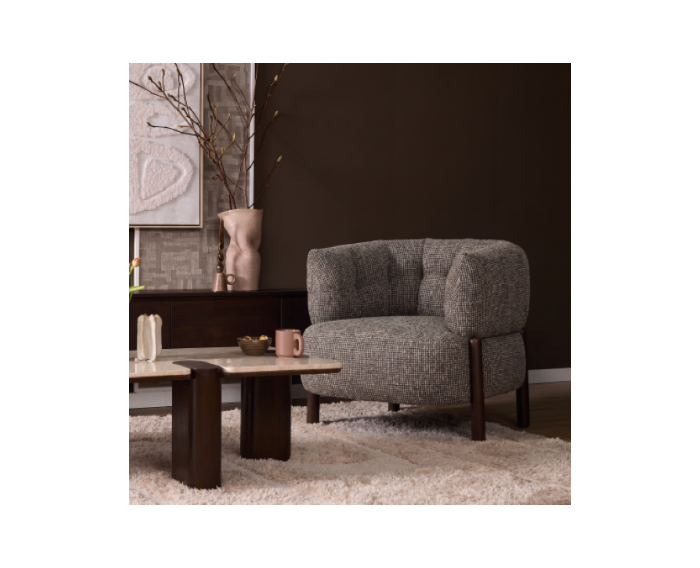 Fauteuil Feda Beige