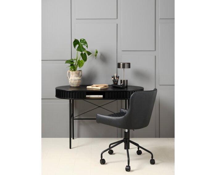 Bureau Siena eiken 120x60 cm - zwart