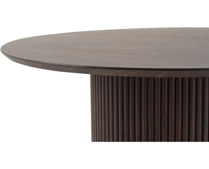 Eettafel Congo Rond 140cm Mangohout - Walnoot