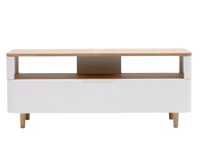 Tv meubel Amalfi Eiken 120 cm - Wit