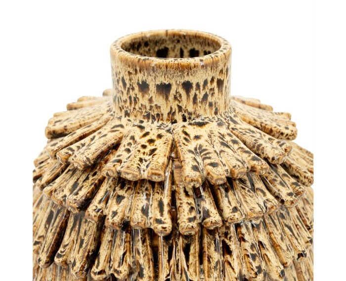 Vase Frappe small - bruin | BY-BOO