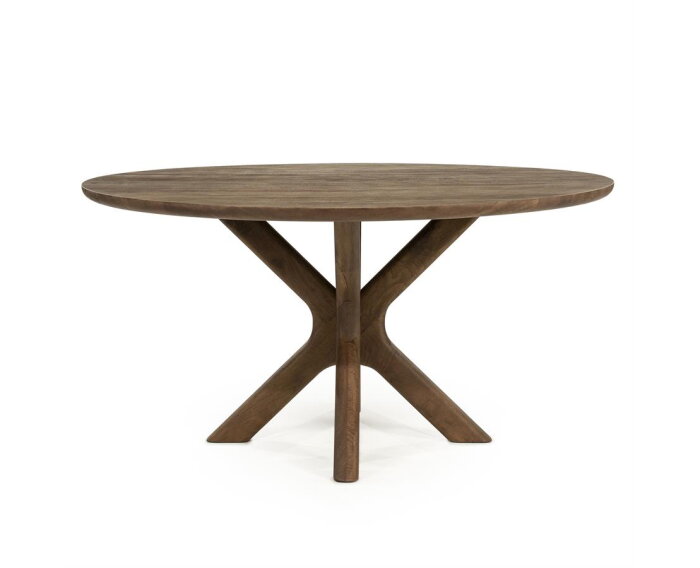 Eettafel Tycho 150x150cm - lichtbruin | Eleonora