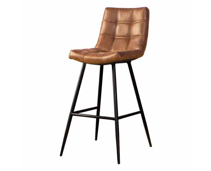 Navarra Barstoel - fabric Cognac