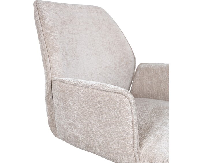Eetkamerstoel Riva draaibaar 360 - Vibe - Beige 08