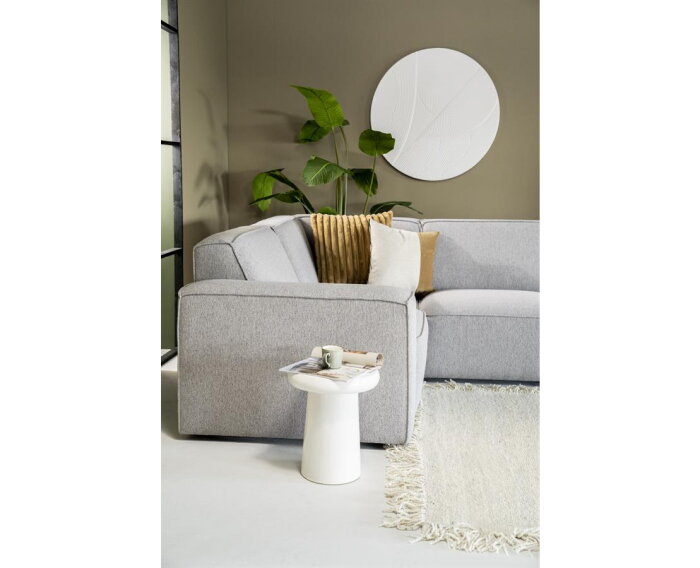 SEVN Amarillo modulaire hoekbank - Leaf steel - 365&times;175&times;82 cm - Stel jouw ideale hoekbank samen