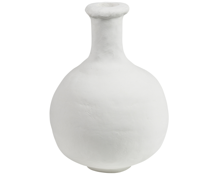 District Vaas Papier Mache Off White 36xØ25cm - BePureHome