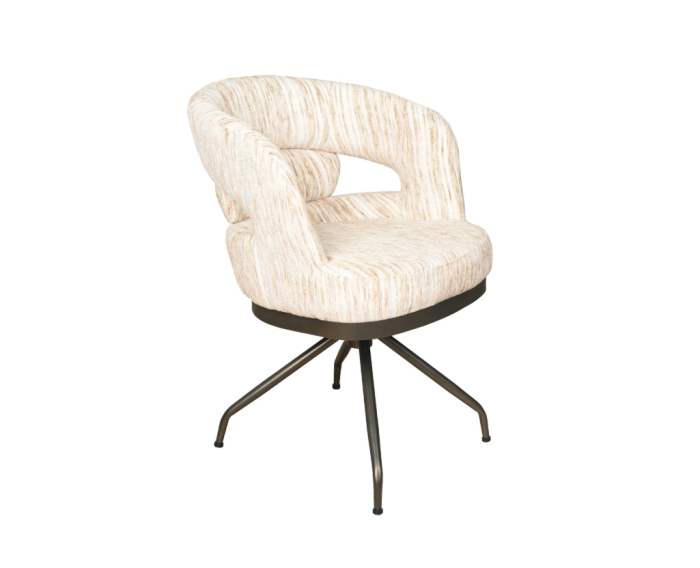 Eetkamerstoel Kyoto poot Atlas 360 anodic brown - be stylish nature 01