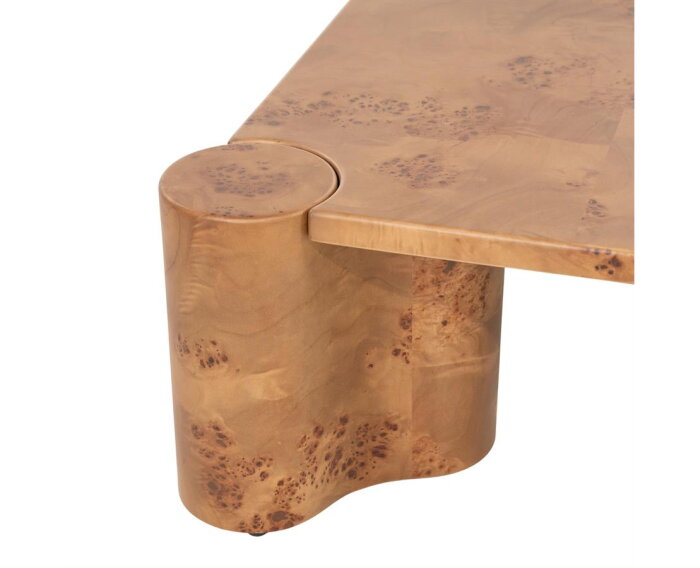 Salontafel Dorian 90x90cm - bruin | Eleonora