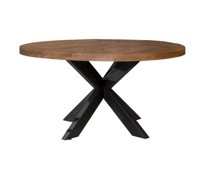 Ronde mango eettafel Brix Sturdy 150 cm (diameter)