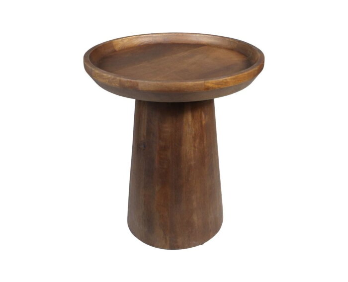 Salontafel Drum - 45x45x50 - Matt bruin - Mangohout