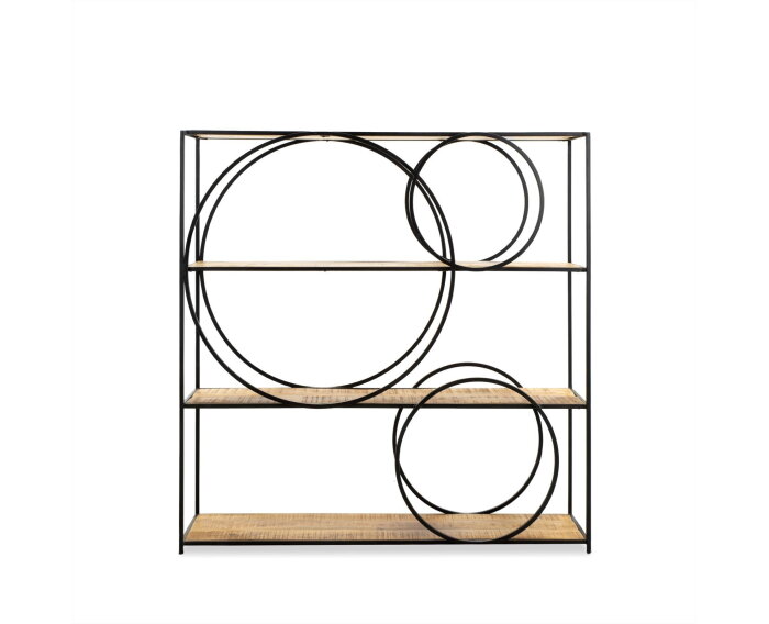 Wooden Iron Cabinet 120