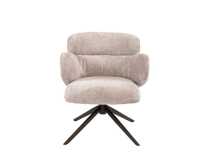 Fauteuil Flex draaibaar - Hoven zand-bruin