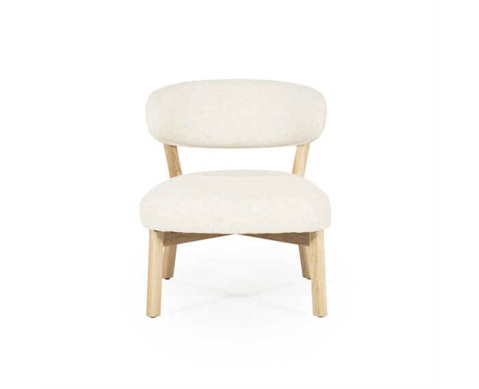 Fauteuil Mikky naturel - beige | Eleonora