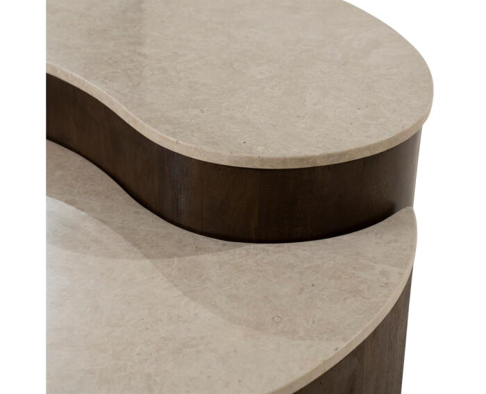 Salontafel Thymo 104x61cm - bruin | Eleonora