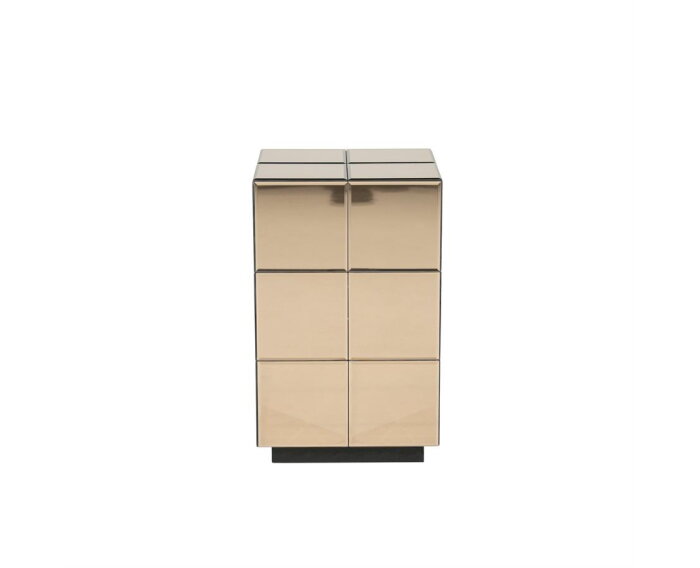 Side table Flectron 30x30cm - bruin | BY-BOO