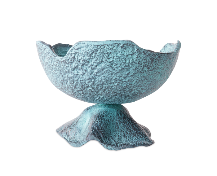 Blue Patina Decorative Bowl