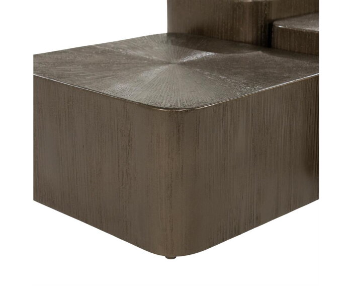 Salontafel set Silva 55x55cm - bruin | Eleonora