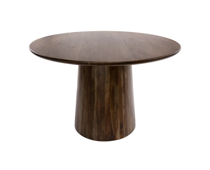 Eettafel Central rond &Oslash;130 - Massief acacia bruin