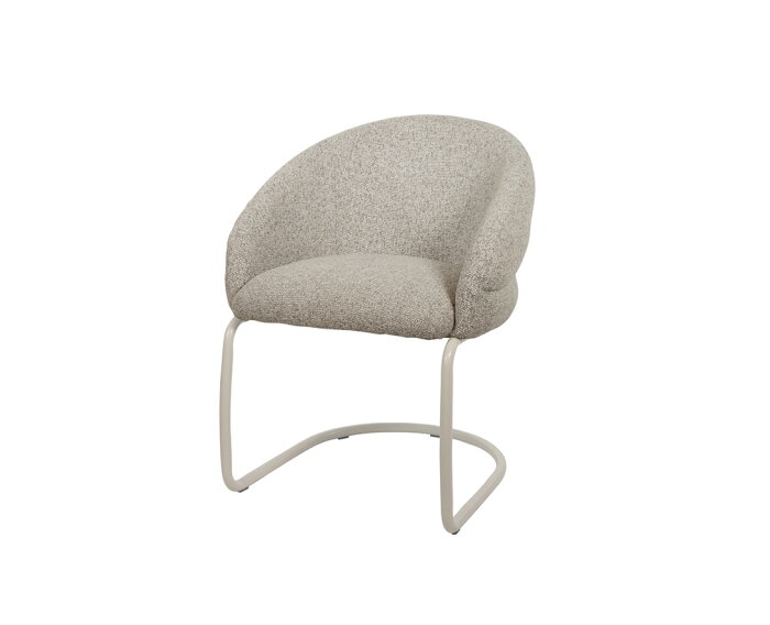 Eetkamerstoel Taylor - beige onderstel - Puente - Stone 09 - Star Collection