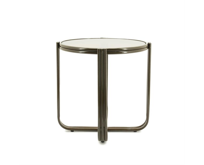 Side table Groovy 42.5x42.5cm - bruin | BY-BOO