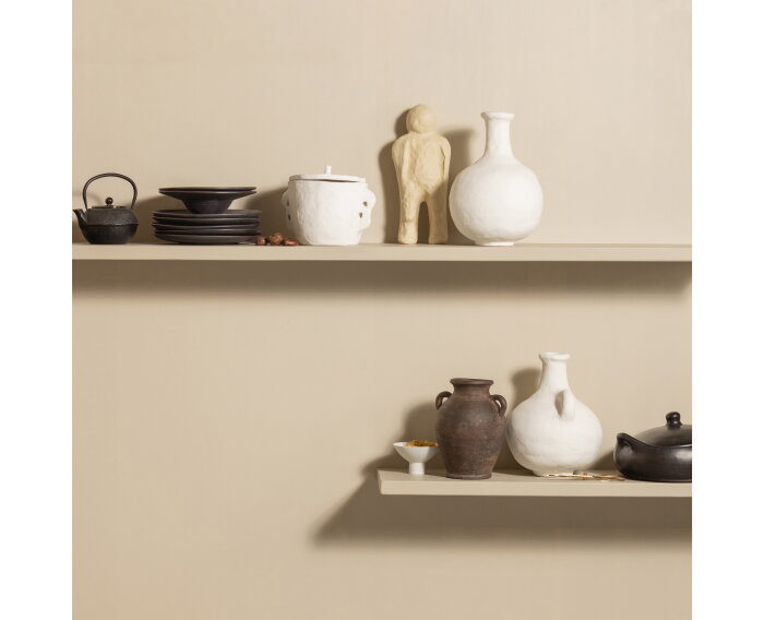 District Vaas Papier Mache Off White 36xØ25cm - BePureHome