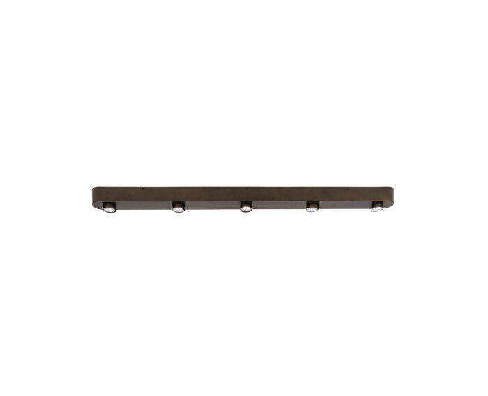 Plafondlamp Bar 5L - Sienna bruin