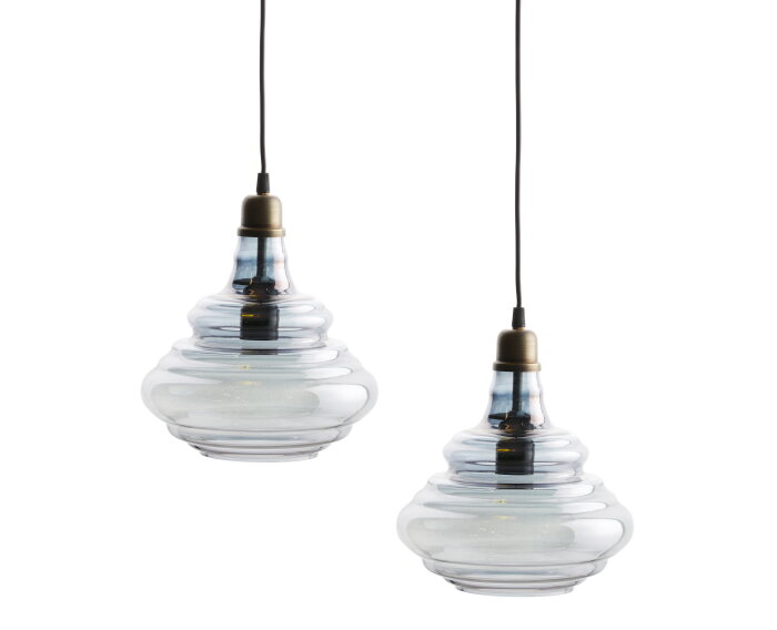 Pure Vintage Hanglamp Glas Grijs - BePureHome