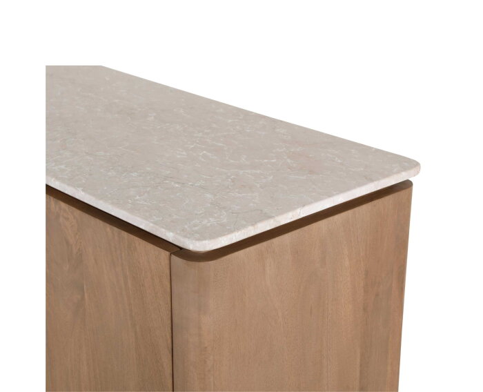 Bovenblad Tv meubel Dallas Beige Marmer 165 cm