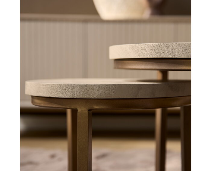 Salontafel Madison Sand | 70 cm | set van 3