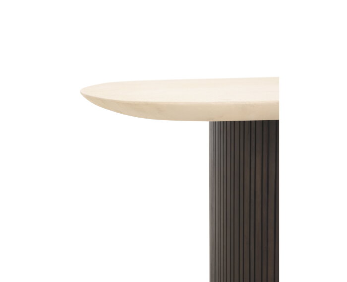 Dining table Maroon danish oval 240,76x240x110 cm, mahogany + mortex