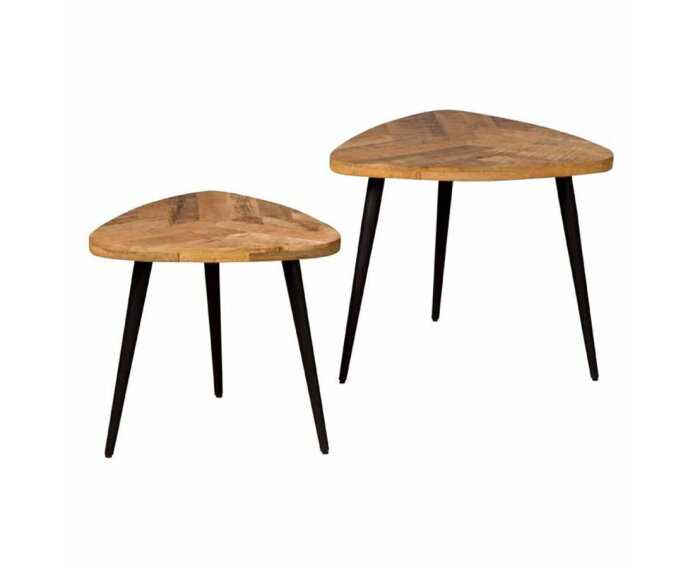 Salontafelset Viola driehoek - naturel | Tower Living