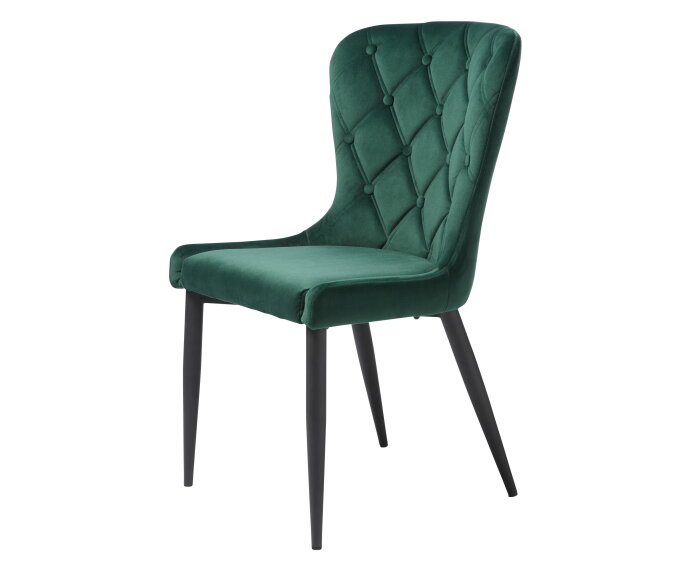 Eetkamerstoel Granby Velvet - groen