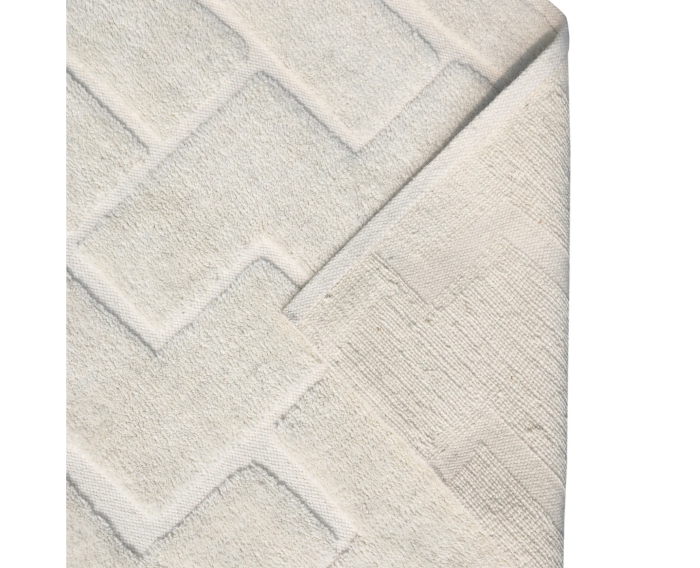 by fonQ Maze Vloerkleed - Off White - Rechthoekig - 160 x 230 cm