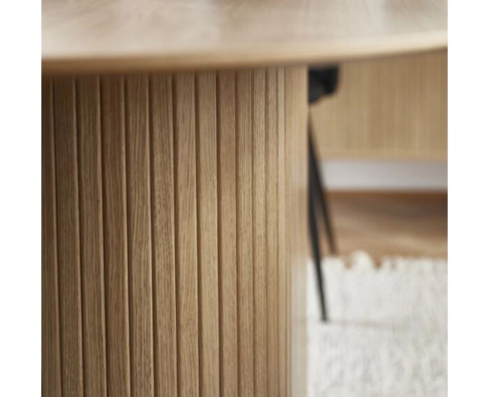 Eettafel Nola ovaal 180x95 cm eiken - Naturel