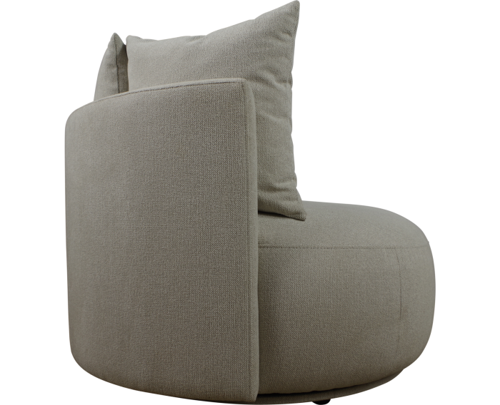 Fauteuil Ravi draaibaar - Loveseat - beige