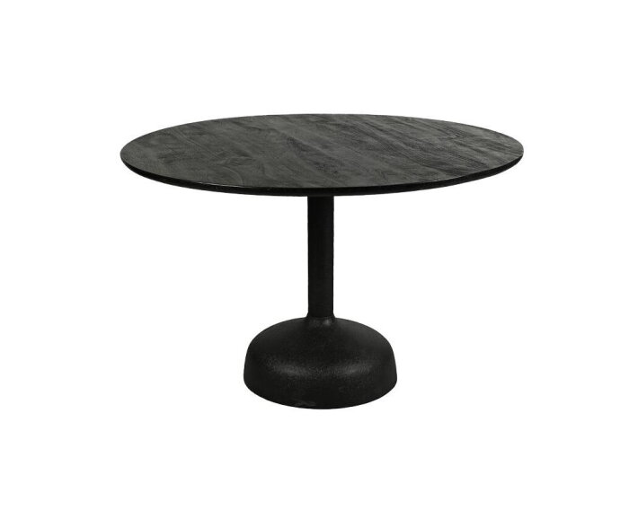 Elba Eetkamertafel zwart rond 120 cm