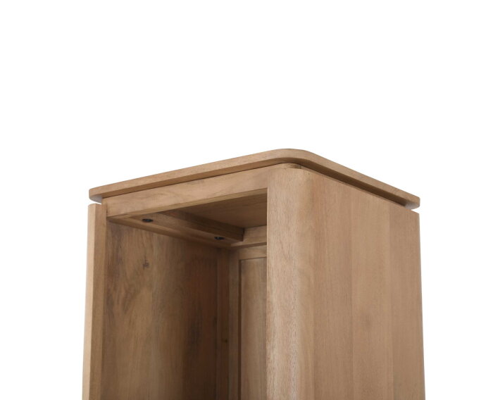 Boekenkast Dallas Naturel Mangohout 55 cm