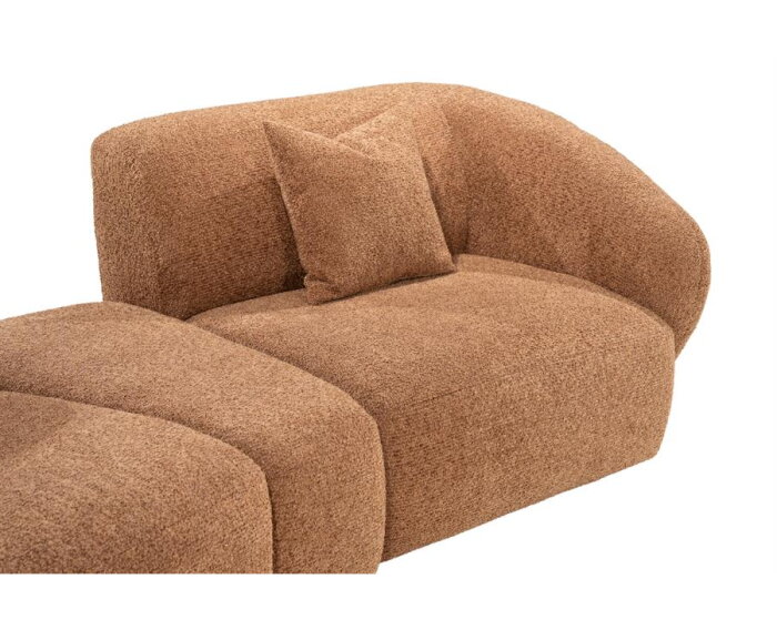 SEVN Marit modulaire hoekbank Yarra Nougat - 411x130 cm - Zelf samen te stellen
