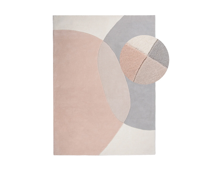 by fonQ Blossom Vloerkleed - Naturel - Rechthoekig - 160 x 230 cm