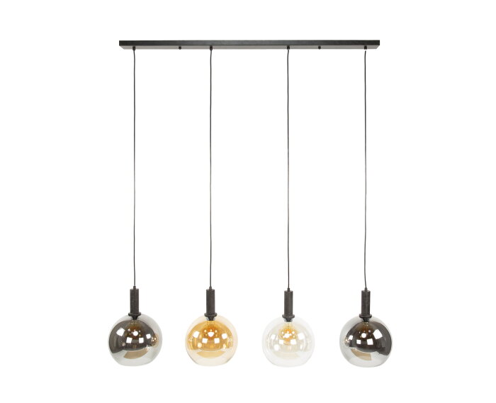 Hanglamp 4L tricolore Sfera - Artic zwart