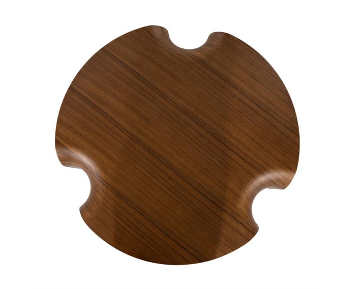 Salontafel Avar 110x110cm - bruin | Eleonora