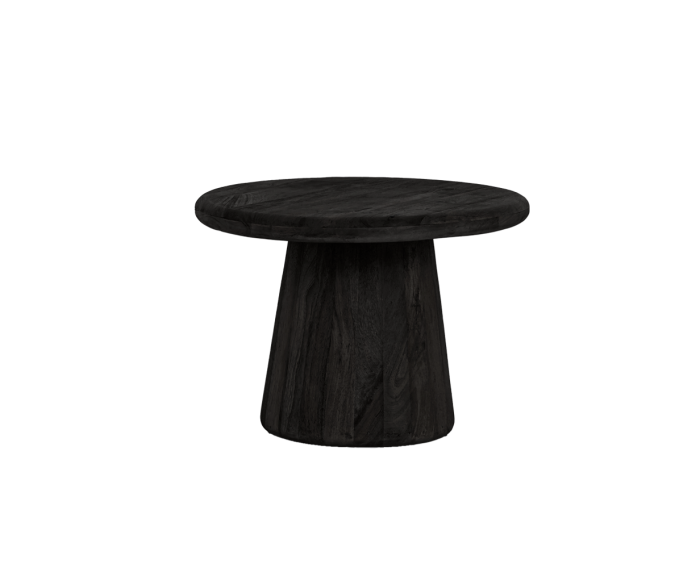 Asti Bijzettafel rond zwart 60 cm